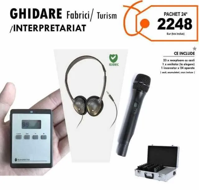 Sistem tour guide pentru traducere simultana si ghidare in fabrici sau turism - Imaginea 1