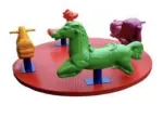 Balansoar pe arc / balansoar dublu / figurine pe arc /  mobilier urban - Miniatura 10