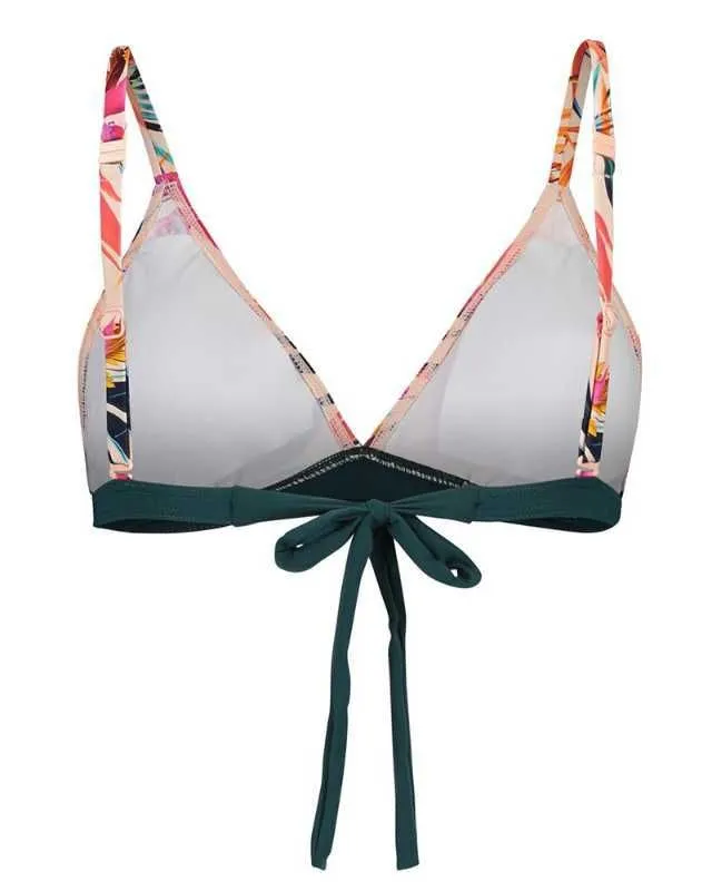 Sutien pentru plaja Nadine Tropical Floral Noppies - Imaginea 2
