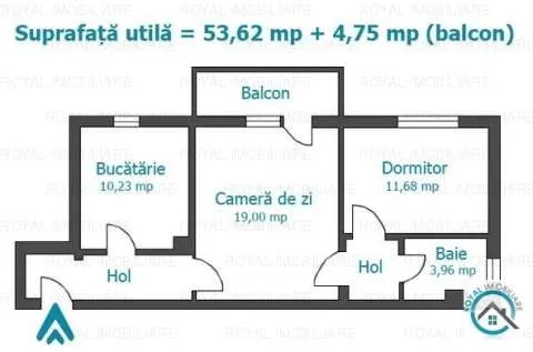 Apartament 2 camere - Imaginea 1