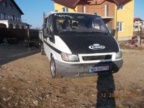 vand ford tranzit doka 6 persoane si platforma - Imaginea 2