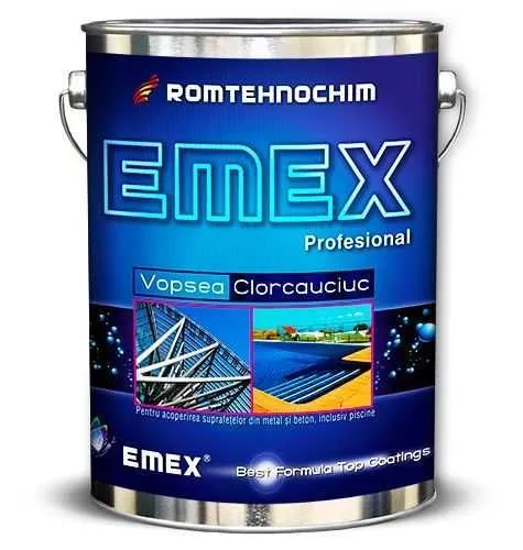 Vopsea Clorcauciuc pentru Piscine EMEX - Imaginea 1