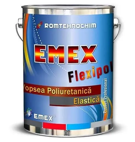 Vopsea Poliuretanica Elastica EMEX FLEXIPOL - Imaginea 1