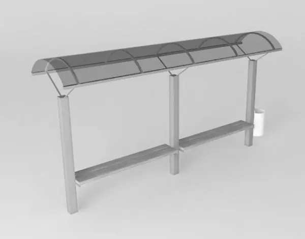 Statie de autobuz / adapost statie pentru calatori - Imaginea 9