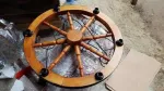 Lustra rustica din lemn - Miniatura 2