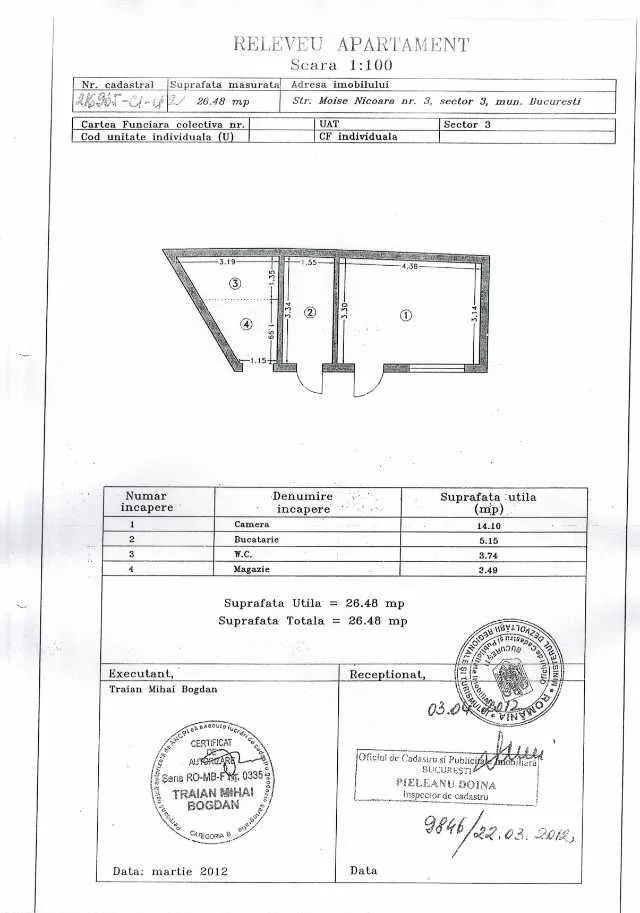 Casa cu o singura camera str Moise Nicoara - Imaginea 1