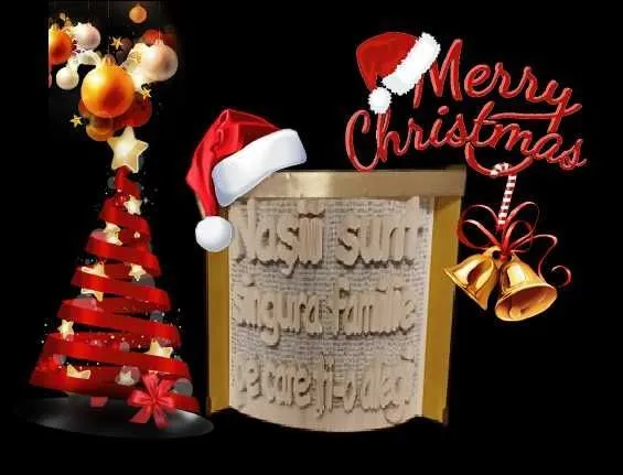 carti sculptate personalizate cu orice text. cadou deosebit Craciun - Imaginea 11