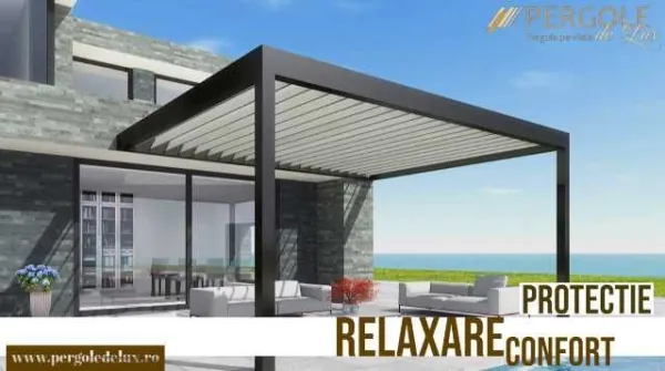 Pergole retractabile model Classic pentru terase - Imaginea 2