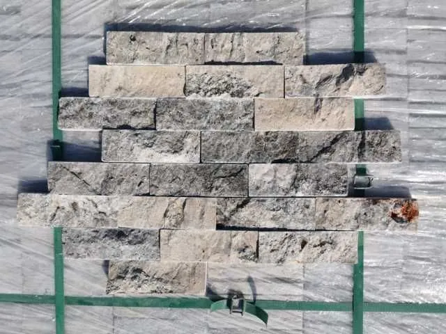 Piatra decorativa travertin silver - Imaginea 1