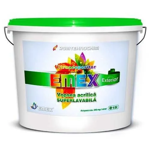 Vopsea Superlavabila Exterior EMEX - Imaginea 1
