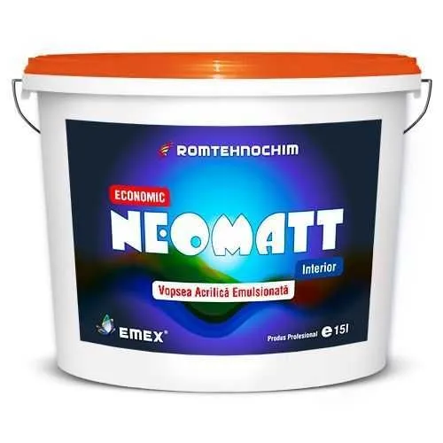 Vopsea Lavabila Economica de Interior NEOMATT - Imaginea 1