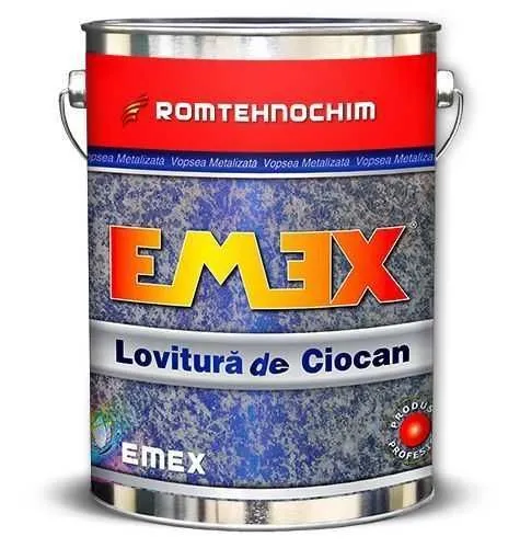Vopsea Metalizata cu Efect Lovitura de Ciocan EMEX - Imaginea 1