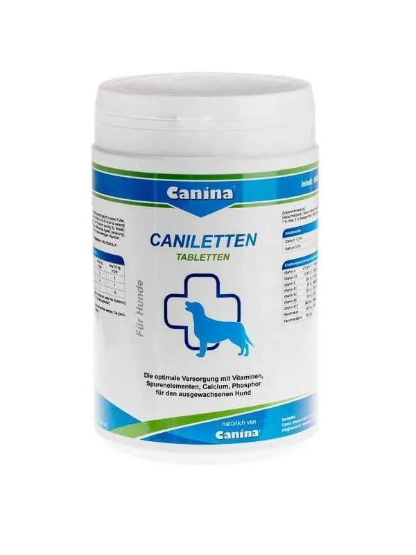 Supliment calciu crestere caini Caniletten Canina 1000 gr - Imaginea 1