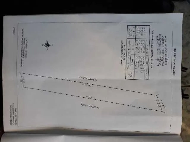 Proprietar vand teren extravilan comuna Calugareni- jud Giurgiu 35Km de Bucuresti - Imaginea 1