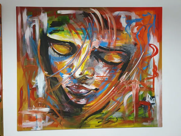 Tablou in culori acrilice FATA - Imaginea 1