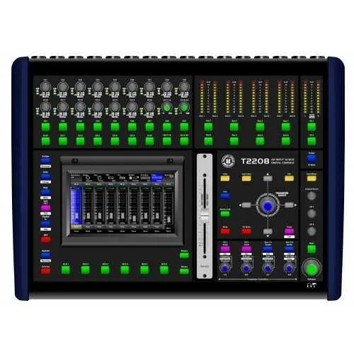 Mixer audio digital cu 32 canale DSP si touch screen LCD - Imaginea 1