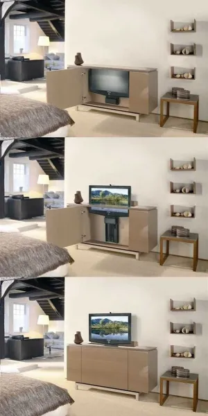 Lift TV cu telecomanda 700, sistem electric ridicare televizor - Imaginea 3