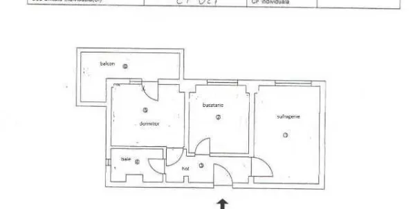 decomandat apartament 2 camere urgent - Imaginea 1