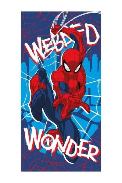 Prosop de plaja 70×140 cm Spiderman - Imaginea 1