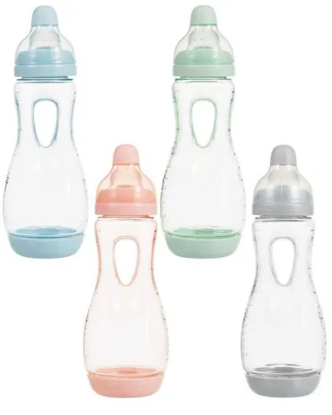 Biberon anticolici Easy- Grip ( usor de tinut) 240 ml - Imaginea 2