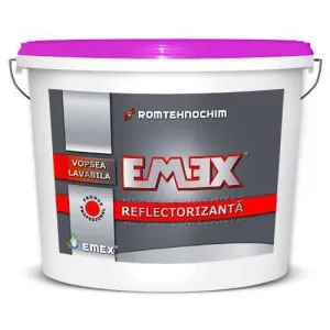 Vopsea Lavabila Reflectorizanta EMEX - Necesita perle reflectorizante