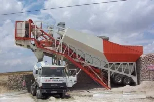 Statie de betoane mobila de 60mc/ h, MOBILMIX 60 GBS4/ 40, mixer Simem,  noua, STOC