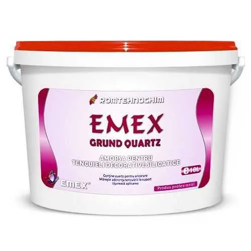 Grund de Amorsare Silicatic cu Cuart pentru Tencuieli EMEX - Imaginea 1