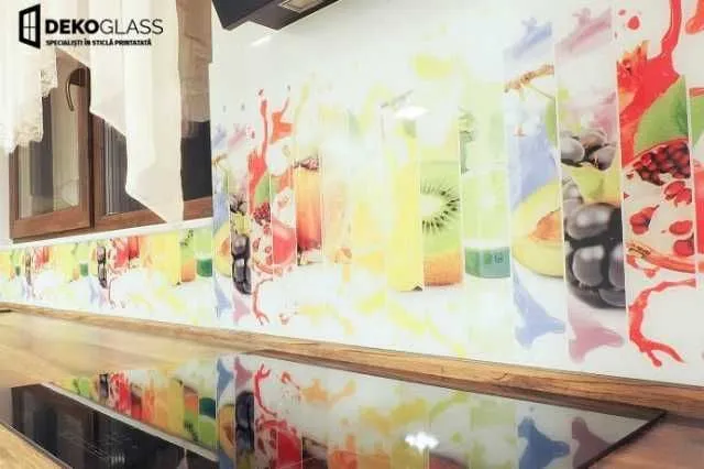 Deko Glass - sticla printata bucatarie si baie. Livrare rapida. Consultanta tehnica GRATUITA! - Imaginea 1
