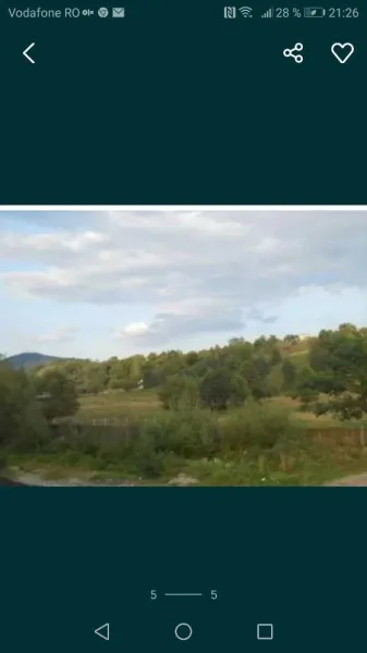 Teren intravilan pentru cabana si lac peste - Imaginea 5
