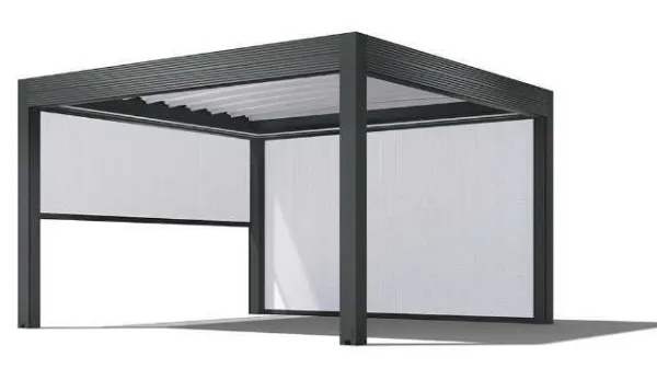 Umbrire tip Zipscreen pentru terase Pentru mai multa umbra si intimitate - Imaginea 1