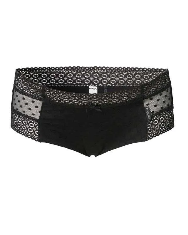 Chilot cu dantela pentru gravide negru - Imaginea 1