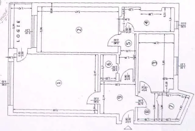 Apartament unicat, mare, in Bucuresti 2, la et. 6/ 10, bloc turn regim special - Imaginea 1