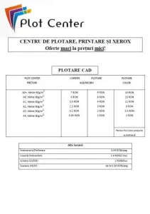 Centru de Plotare, Printare, Multiplicare