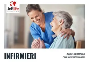 Ingrijitori azile Pflegerin 2100 eur brut + 10- 15 euro net/ zi diurna