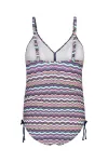 Costum de baie intreg pentru gravide multicolor dungi Esprit - Miniatura 2