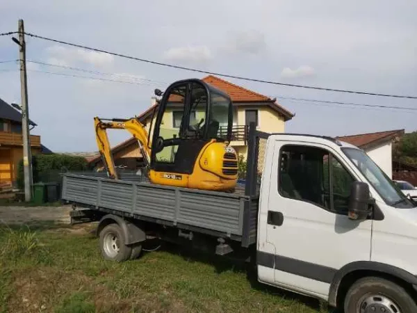 Transport nisip piatra pamant gradina sau gazon, moloz - Imaginea 3