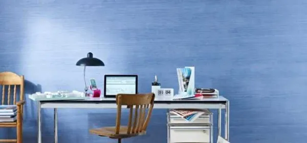 Vopsea decorativa cu efect de IUTA bleumarin - Imaginea 1