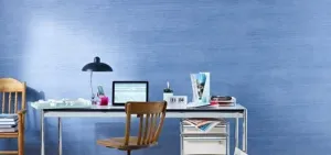 Vopsea decorativa cu efect de IUTA bleumarin