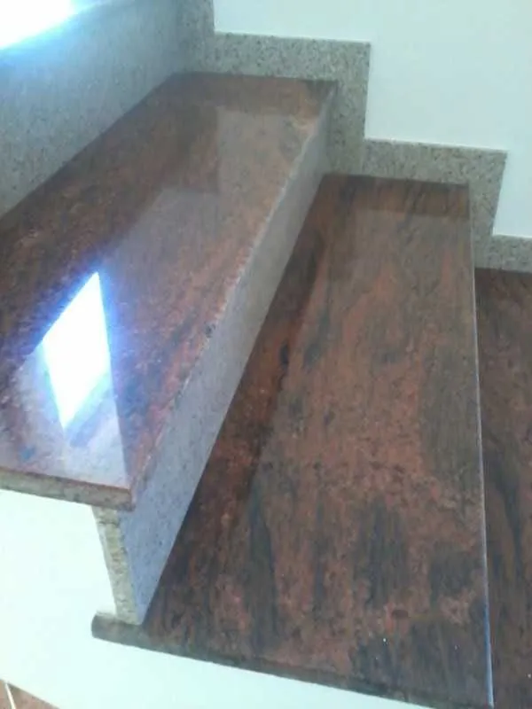Granit pentru blaturi Rosu Multicolor - Imaginea 2