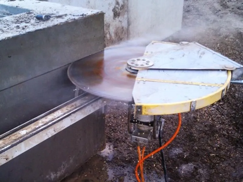 Taiere profesionala de beton cu disc sau cu fir diamantat - Imaginea 1