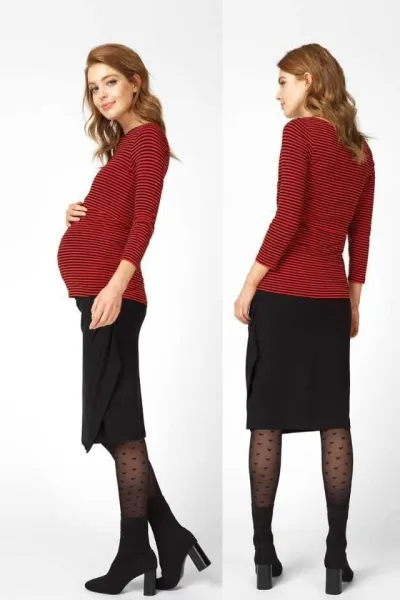 Dres gravide cu inimioare Queen Mum - Imaginea 3