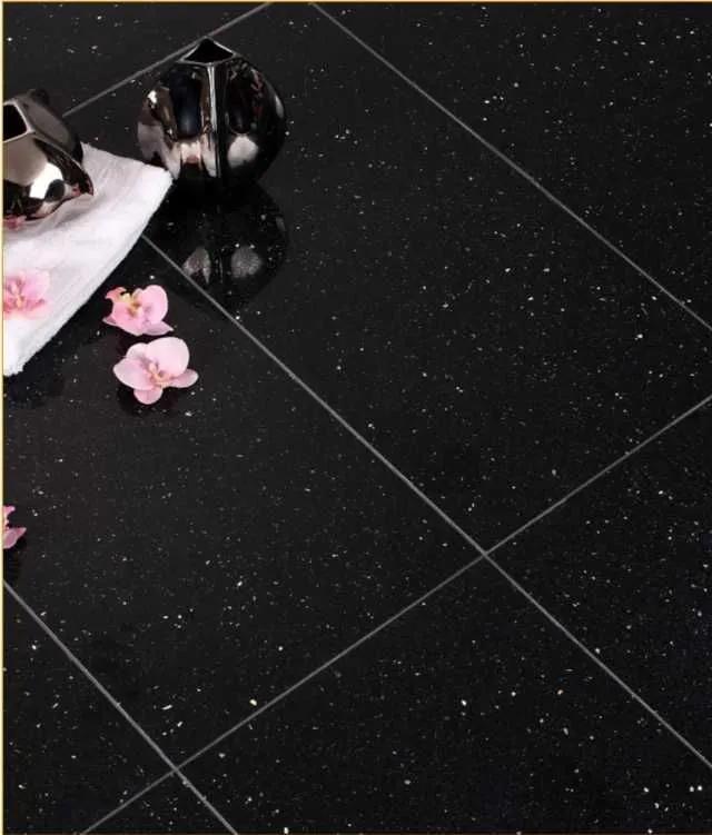 Placaj granit Black Galaxy 61cm X30. 5cm X1cm finisaj lucios - Imaginea 1