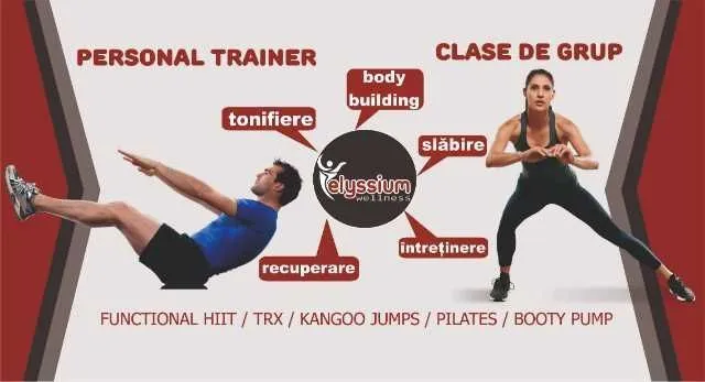 Sala de fitness Elyssium Gym ofera antrenori personali pentru body building, tonifiere, recuperare - Imaginea 1