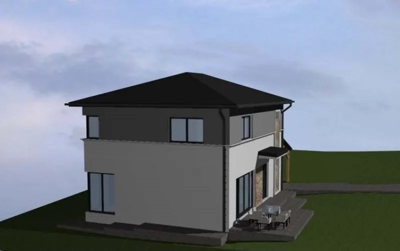 Casa de vanzare, 120 mp utili semifinisata - Imaginea 2