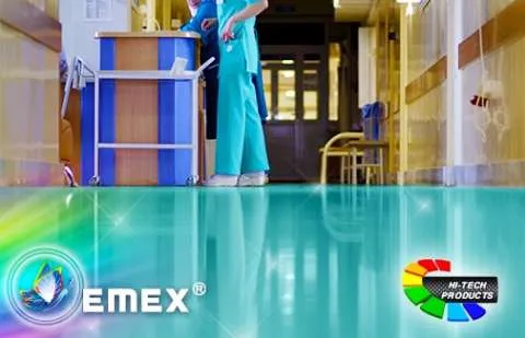 Emex - Pardoseli epoxidice avizate sanitar - Imaginea 1