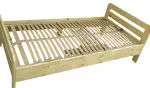 Pat ortopedic medical cu lift, cu actionare electrica din telecomanda, facut din lemn masiv. - Miniatura 5