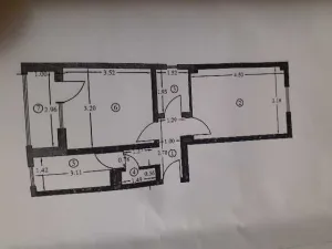 Apartament cu 2 camere, decomandat, etaj 2 din 4, zona centru Vaslui