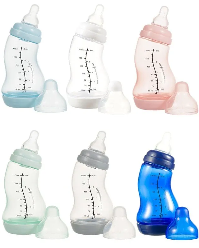 Biberon nou- nascut cu tetina cu scurgere lenta 170 ml - Imaginea 1