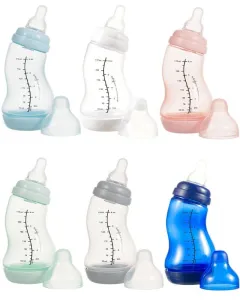 Biberon nou- nascut cu tetina cu scurgere lenta 170 ml