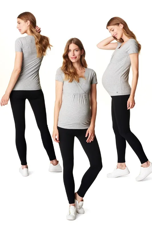 Colanti/ leggings gravide bumbac organic - Imaginea 2